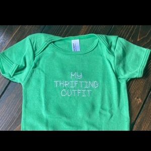 My Thrifting Outfit Baby Onesie Bodysuit Size 6M